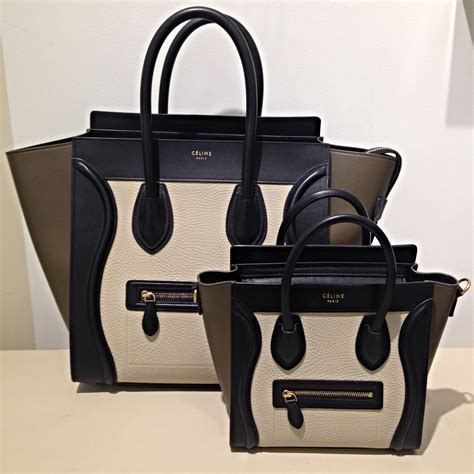 celine micro handbag|Celine luggage nano.